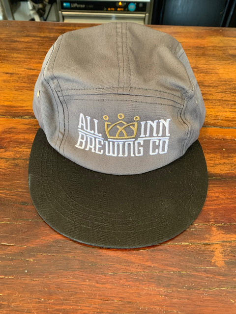 All Inn Grey Black Old School Hats